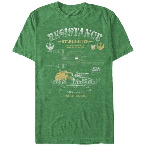 Men's Star Wars Rogue One U-Wing Resistance Starfighter T-Shirt - 1 of 3