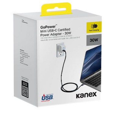 Kanex GoPower Mini USB-C Certified Power Adapter - 30W