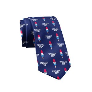 Coolest Pop Necktie Novelty Ties for Men Funny Ties for Dad Hilarious Neckties for Guys - Crazy Dog Tie - 1 of 4