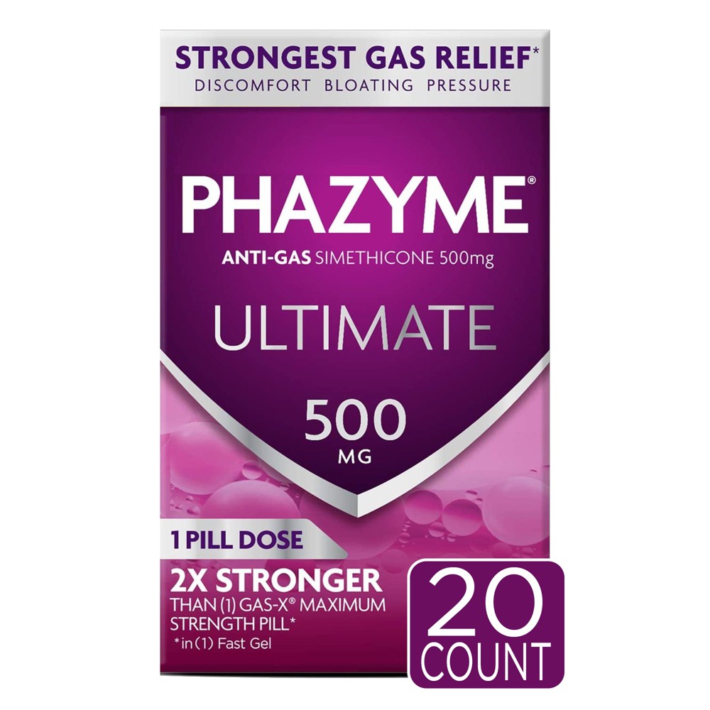 UPC 301320000368 product image for Phazyme Ultimate Anti-Gas & Bloating Relief Fast Gels - 20ct | upcitemdb.com