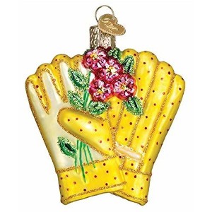 Old World Christmas Blown Glass Ornament for Christmas Tree, Gardening Gloves - 1 of 4
