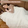 Coucheta Electric Heated Blanket - 10 Temperature Levels & 10 Timers, Machine Washable, Ultra-Soft Plush for Bed & Couch - 4 of 4