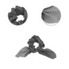 Unique Bargains Stylish Bow Striped Hair Ties 1 Pc - 3 of 4