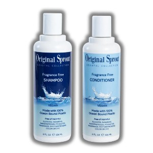 Original Little Sprout by D'Organiques Coastal Collection Fragrance Free Shampoo (8 oz) & Coastal Collection Conditioner - (8 oz) - DUO SET - 1 of 2