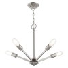 Livex Lighting Prague 5 - Light Chandelier in  Brushed Nickel - 2 of 4