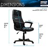 CAVINAS Executive Office Chair, Adjustable Desk Chair, Fully Reclining Computer Chair with Footrest for Study, Home Office - 4 of 4