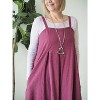 Women's Cross Hatch Linen Crop Jumpsuit - cut loose - 3 of 3