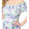 Unique Vintage Women's Off The Shoulder Ruffle Swing Dress - 2 of 4