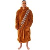 Star Wars Chewbacca Robe Costume Fleece Plush Chewie Robe Brown - 4 of 4