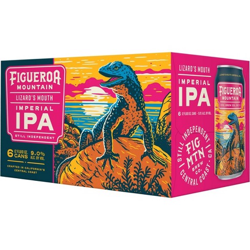 Figueroa Mountain Lizard's Mouth Imperial Ipa Beer - 6pk/12 Fl Oz Cans ...