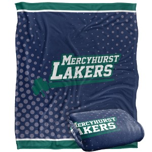 Mercyhurst University Logo Dots Silky Touch Blanket White 50x60 - 1 of 4