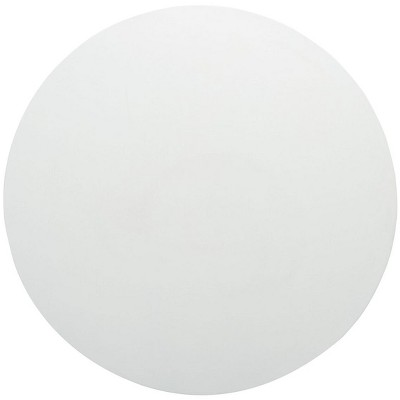 White Round Acrylic Minimalist Coffee Table