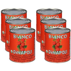 Bianco Dinapoli Organic Fire Roasted Chopped Tomato - Case of 6/28 oz - 1 of 4