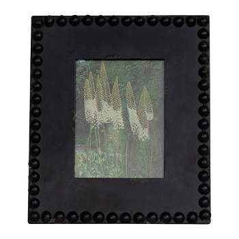 Beaded 5x7 Inch Metal Decorative Picture Frame - Foreside Home & Garden