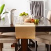 Design Imports Honey Gold Eco-Friendly Chambray Fine Ribbed Table Runner 13X72 Inches - 2 of 4