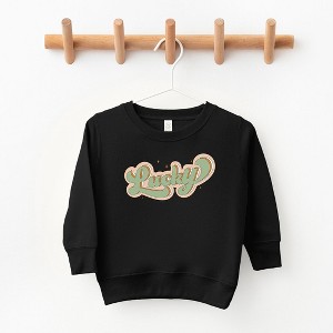 The Juniper Shop Lucky Retro Stars Youth Ultra-Soft Graphic Sweatshirt - 1 of 3