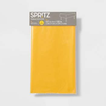 1ct Table Cover Yellow - Spritz™