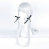 Unique Bargains Women's Wigs 39" White with Wig Cap - 3 of 4