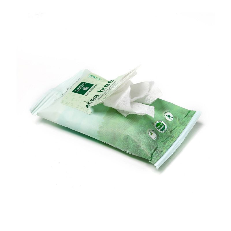 Earth Therapeutics Makeup Remover Wipes - Tea Tree - 15ct, 3 of 4