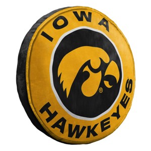 15" NCAA Iowa Hawkeyes Cloud Pillow: Team Logo Plush Novelty - 1 of 4