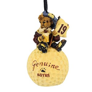Boyds Bears 4.5 Inch Mcduffer...The 19Th Hole Ornament Golf Ball Bearstone Tree Ornaments - 1 of 3