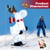 Costway 44” Animated Christmas Reindeer with 12 Colorful Lights & 98 Cold White LEDs - 3 of 4