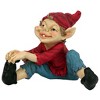 Design Toscano Eccentric Elf Garden Gnome Statue: Squeegee - 3 of 4