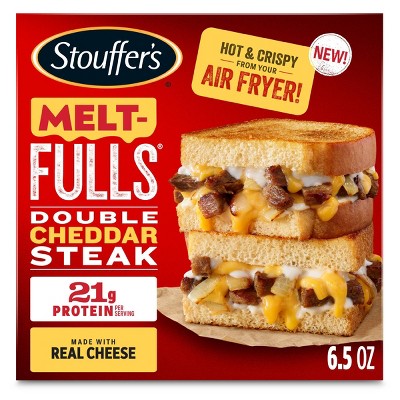 Stouffer's Sandwich Melt-Fulls Double Cheddar Steak Frozen Lunch Meal - 6.5oz