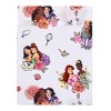 Disney Princesses Courage and Kindness Pink, Blue, and White 4 Piece Toddler Bed Set - 4 of 4