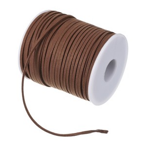 Unique Bargains DIY Suede Lace Ribbon Faux Leather Cord Leather Crafts Lace 1 Pc - 1 of 4