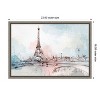 Amanti Art Blushing Paris (Eiffel Tower) by Isabelle Z Canvas Wall Art Print Framed 23 x 16-in. - image 3 of 4