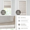 MAYEERTY 29"x64" Home Furnishings Room Pleated Window Shade White: Cordless Self-Adhesive Indoor Blinds - 3 of 4