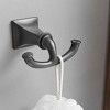 BWE 4-Piece Bath Hardware Set with Towel Bar Hand Towel Holder Toilet Paper Holder Towel Hook Square - 4 of 4