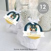 Big Dot of Happiness Holy Nativity - Manger Scene Religious Christmas Clear Goodie Favor Bags - Treat Bags With Tags - Set of 12 - 2 of 4