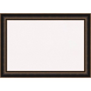 42"x30" Villa Wood Frame White Cork Board Oil Rubbed Bronze - Amanti Art: Wall Mount, Custom Crafted, Bulletin Board - 1 of 4