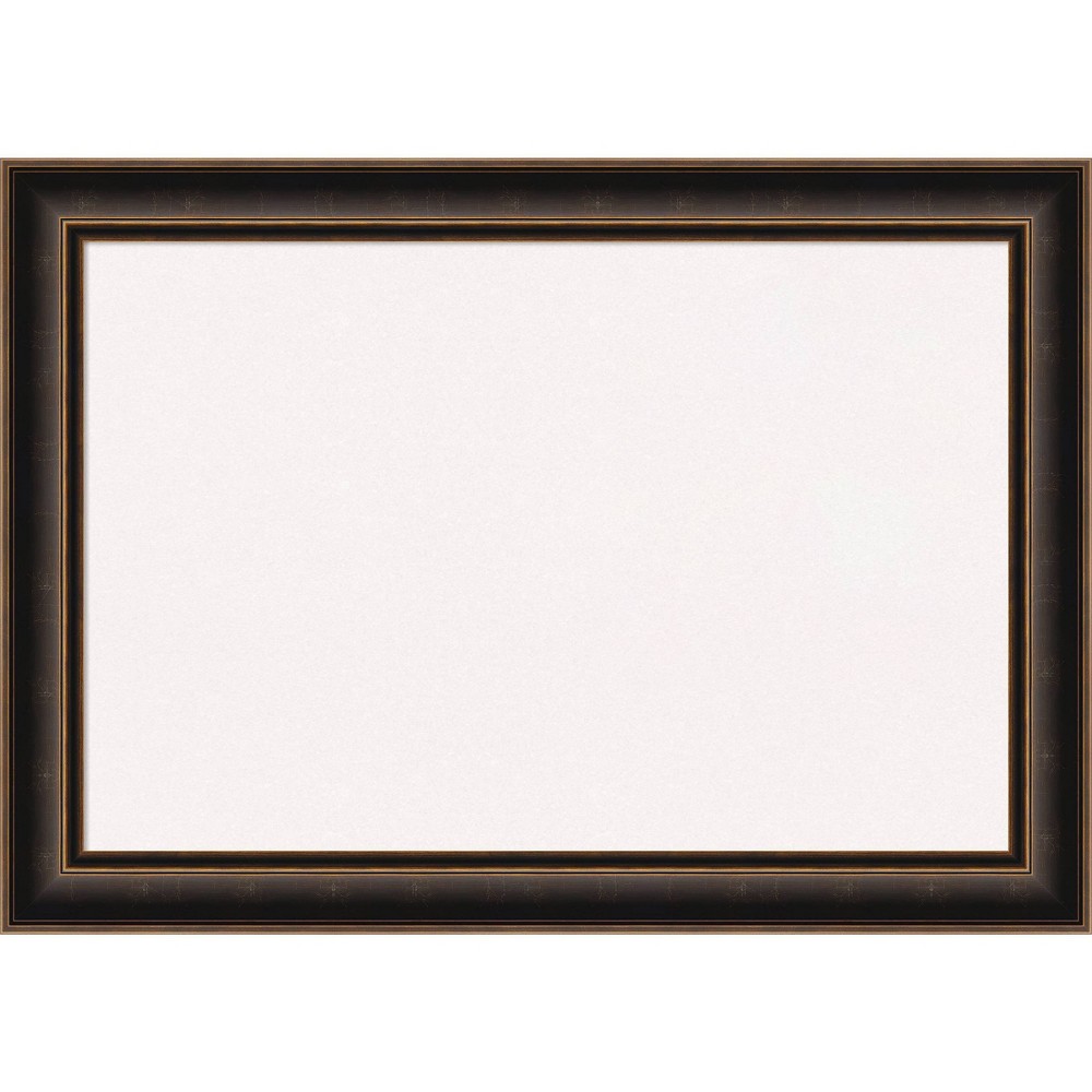 Photos - Dry Erase Board / Flipchart 42"x30" Villa Wood Frame White Cork Board Oil Rubbed Bronze - Amanti Art: