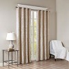 VYNXARIA 50x95"Knitted Jacquard Damask Total Blackout Grommet Top Curtain Panel,Champagne (Only 1 Pc Panel) - 2 of 4