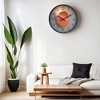 REGALWOVEN Modern Plastic Exquisite Battery Powered Silent Wall Clock 12 x 12 x 1.6 Inches - 3 of 4