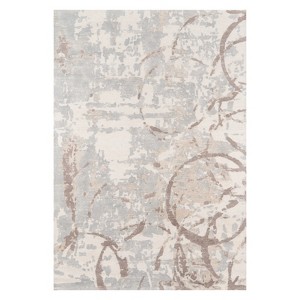 2'x3' Splatter Tufted Accent Rug Beige - Momeni - 1 of 4