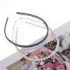 Unique Bargains Women's Solid Color Hairband 1 Set - 3 of 4