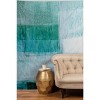 Galleryj9 Aqua Blue Geometric Abstract Textured Painting 50" x 60" Tapestry - Society6 - 2 of 3