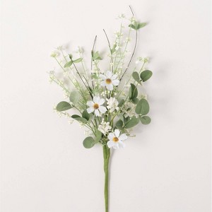 Sullivans Artificial Daisy Eucalyptus Stem 20.5"H Green - 1 of 1
