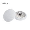 Unique Bargains DIY Craft Metal Shank Cotton Covered Round Sewing Buttons 20 Pcs - 3 of 4