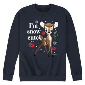 Men's - Disney - Christmas - I'm Snow Cute Graphic Fleece Sweatshirt - 1 of 4