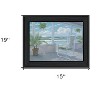 HomeRoots Coastal Porch Black Framed Print Wall Art - 3 of 4
