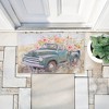 Stupell Industries Country Cargo Roses Printed Outdoor Door Mat, design by Nina Blue, 18"x30" - 3 of 4