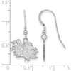 Black Bow Jewelry Sterling Silver South Carolina Gamecocks NCAA Dangle Earrings - 2 of 3