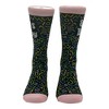 Crazy Dog T-Shirts Women's 80s Baby Socks Funny Sarcastic Retro Graphic Novelty Footwear For Ladies - 2 of 4