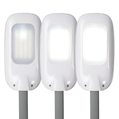 ClearSun White LED Floor Lamp with Adjustable Magnifier - 22.5"