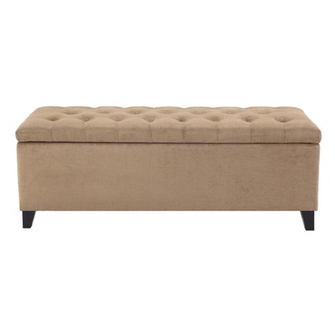 Tufted Top Storage Bench - image 1 of 4